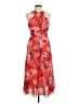 White House Black Market Floral Red Cocktail Dress Size 6 (petite) - photo 1