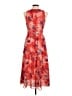 White House Black Market Floral Red Cocktail Dress Size 6 (petite) - photo 2