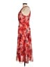 White House Black Market Floral Red Cocktail Dress Size 6 (petite) - photo 5
