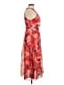 White House Black Market Floral Red Cocktail Dress Size 6 (petite) - photo 4