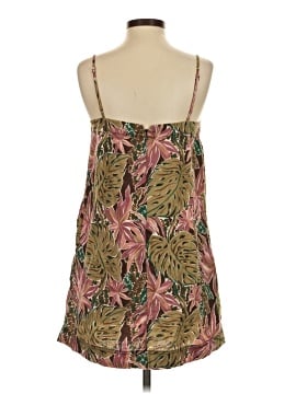 Madewell 100% Linen Goldie Mini Dress in Brushstroke Monstera (view 2)