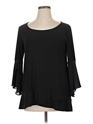 Roz & Ali 3/4 Sleeve Blouse (view 1)