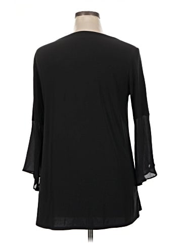 Roz & Ali 3/4 Sleeve Blouse (view 2)