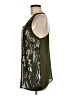 Sparkle & Fade 100% Polyester Green Sleeveless Blouse Size M - photo 5