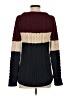 L.L.Bean Signature Color Block Burgundy Pullover Sweater Size XXS - photo 2