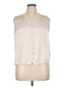 Evereve 100% Polyester Ivory Sleeveless Blouse Size XL - photo 1