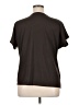 Cathy Daniels 100% Polyester Metallic Gold Short Sleeve Top Size XL - photo 2