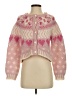 LoveShackFancy Hearts Pink Wool Cardigan Size XS - photo 1
