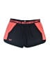 Under Armour Color Block Red Athletic Shorts Size L - photo 1