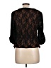Boutiquen Black 3/4 Sleeve Blouse Size L - photo 2