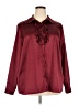 Talbots Outlet Burgundy Long Sleeve Blouse Size 3X - photo 1