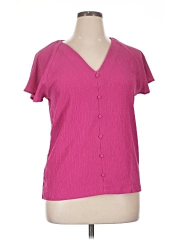 Ann Taylor Factory Short Sleeve Blouse (view 1)