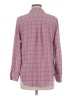 Adrienne Vittadini Plaid Pink Long Sleeve Blouse Size M - photo 2