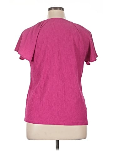 Ann Taylor Factory Short Sleeve Blouse (view 2)