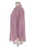 Adrienne Vittadini Plaid Pink Long Sleeve Blouse Size M - photo 5