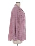 Adrienne Vittadini Plaid Pink Long Sleeve Blouse Size M - photo 4