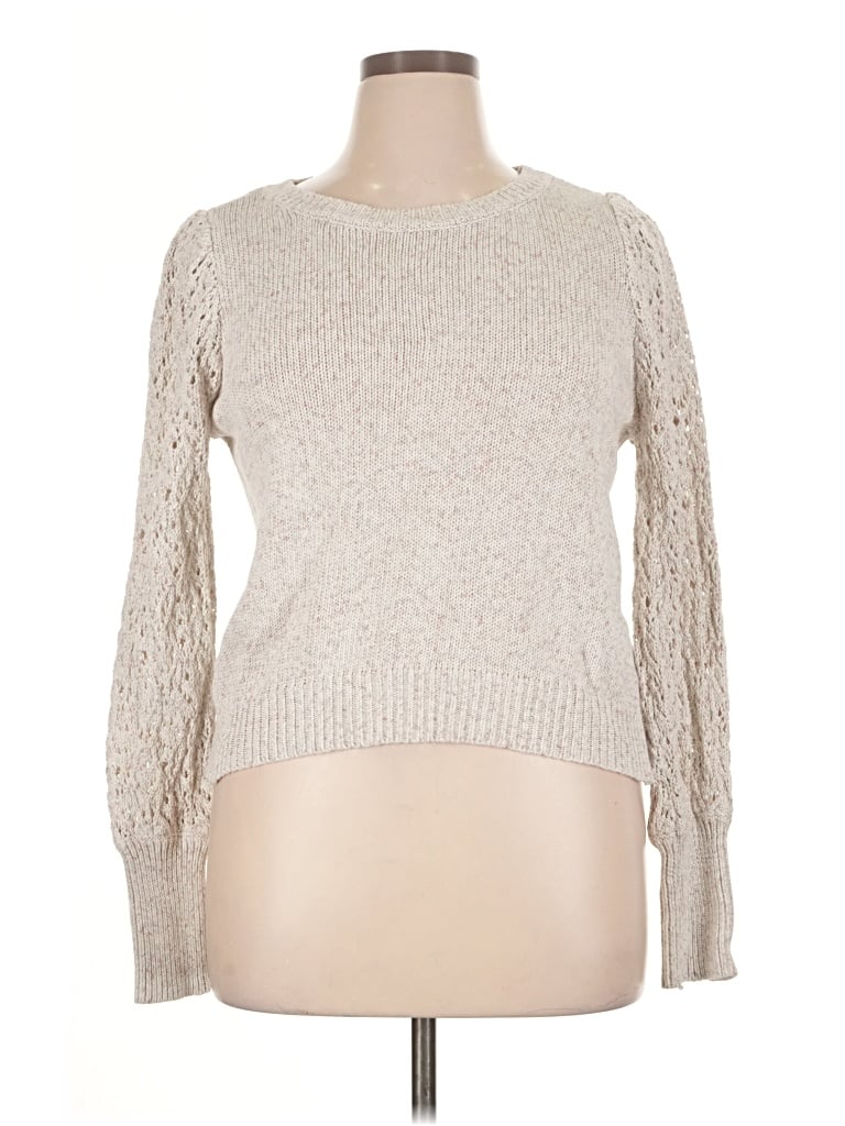 Pre-owned Steve Madden Pullover Sweater In Tan