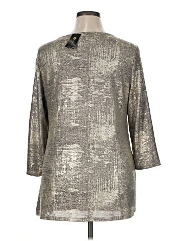 JM Collection 3/4 Sleeve Top (view 2)