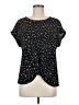 SO Black Short Sleeve Blouse Size M - photo 1
