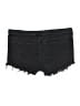 Express Black Denim Shorts Size 18 - photo 2