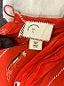Anthropologie 100% Rayon Stars Orange Jumpsuit Size L - photo 4