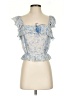 Saylor Blue Sleeveless Blouse Size XS - photo 1