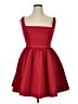 Pink Lily 100% Polyester Solid Red Cocktail Dress Size XL - photo 1