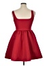 Pink Lily 100% Polyester Solid Red Cocktail Dress Size XL - photo 2