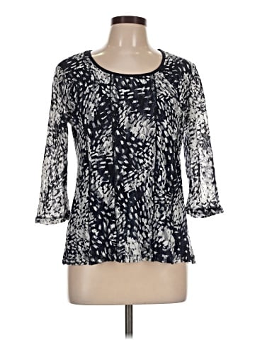 Christopher & Banks 3/4 Sleeve Blouse (view 1)