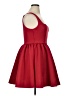 Pink Lily 100% Polyester Solid Red Cocktail Dress Size XL - photo 4