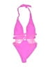 Unbranded Solid Pink One Piece Swimsuit Size L - photo 1