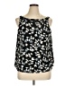 J.Jill Floral Black Sleeveless Blouse Size XL Petite - photo 1