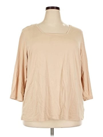 Susan Graver 3/4 Sleeve T-Shirt (view 1)