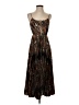 ALLSAINTS 100% Polyester Animal Print Brown Cocktail Dress Size XS - photo 1