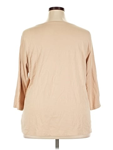 Susan Graver 3/4 Sleeve T-Shirt (view 2)