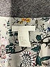 H&M 100% Polyester Floral Gray Short Sleeve Blouse Size 4 - photo 7