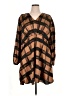 Halogen 100% Polyester Plaid Brown Casual Dress Size XL - photo 1