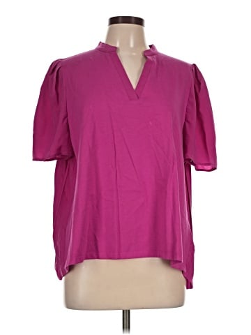 Marc New York Andrew Marc Short Sleeve Blouse (view 1)