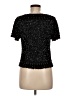 Topshop 100% Polyester Black Short Sleeve Top Size 6 - photo 2