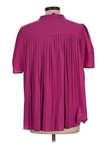Marc New York Andrew Marc Short Sleeve Blouse (view 2)