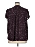 Monday Fun 100% Polyester Stars Burgundy Short Sleeve Blouse Size 1X - photo 2