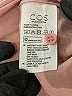 Cos 100% Polyester Solid Pink Long Sleeve Blouse Size S - photo 5