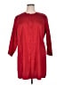 Eileen Fisher 100% Silk Red 3/4 Sleeve Silk Top Size 1X - photo 1
