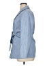 Nine West Solid Blue Blazer Size XL - photo 5