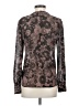 Hinge 100% Polyester Brown Long Sleeve Blouse Size XS - photo 2
