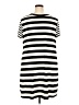 SO Stripes Black Casual Dress Size 3X - photo 2
