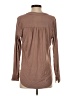 Amour Vert Brown Long Sleeve Henley Size XS - photo 2