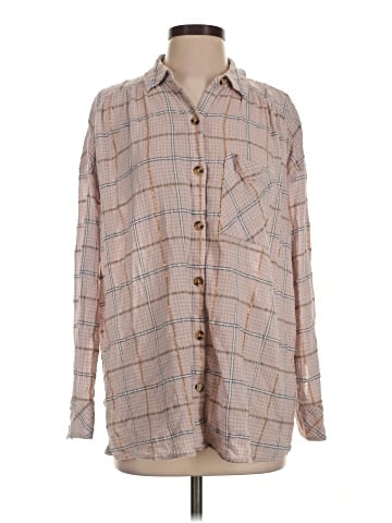 Free People Long Sleeve Button-Down Shirt (view 1)