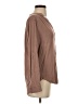 Amour Vert Brown Long Sleeve Henley Size XS - photo 4