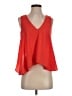 Alexis Red Sleeveless Blouse Size S - photo 1